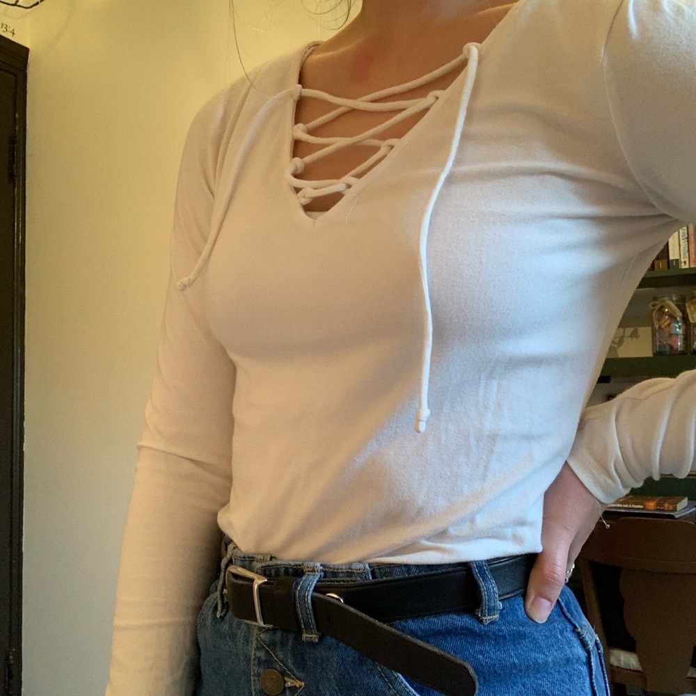 White Hollister Long Sleeve
